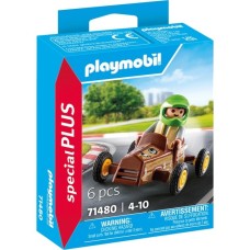 PLAYMOBIL 71480 specialPLUS Kind mit Kart, Konstruktionsspielzeug