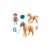 PLAYMOBIL 71498 Horses of Waterfall Kind mit Pony und Fohlen, Konstruktionsspielzeug