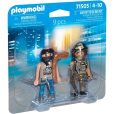 PLAYMOBIL 71505 DuoPack SWAT & Bandit, Konstruktionsspielzeug