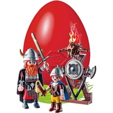 PLAYMOBIL 9209 Großer und Kleiner Wikinger, Konstruktionsspielzeug