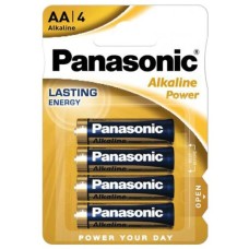 Panasonic Alkaline Power AA, Batterie(4 Stück, AA)