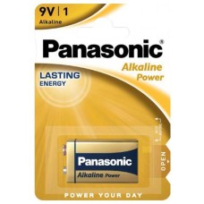 Panasonic Alkaline Power - 9V, Batterie(1 Stück, Typ 9 Volt (E-Block))