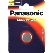 Panasonic Knopfzellen CR2032EP/1B, Batterie(silber)