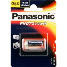 Panasonic Lithium Photo CR123AL/1BP, Batterie(silber)