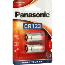 Panasonic Lithium Photo CR-123AL/2BP, Batterie(2 Stück, CR-123)