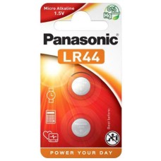 Panasonic Micro Alkaline LR44, Batterie(silber, LR44, 6 Stück)