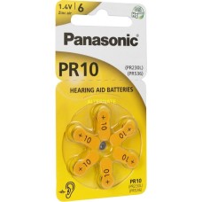 Panasonic Zinc Air PR-10L/6LB, Batterie(6 Stück, PR-10)