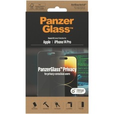 PanzerGlass Classic Fit Privacy Bildschirmschutz, Schutzfolie(transparent, iPhone 14 Pro)