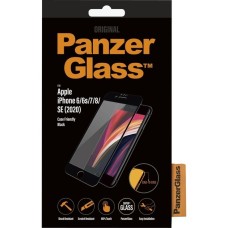 PanzerGlass Displayschutz, Schutzfolie(schwarz, iPhone SE (3./2.Generation), iPhone 8/7, iPhone 6S/6)