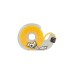 Patchsee ID-SCRATCH Pre-Cut, Kabelbinder(gelb, 2 Meter Rolle, in Spenderbox)