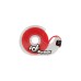 Patchsee ID-SCRATCH Pre-Cut, Kabelbinder(rot, 2 Meter Rolle, in Spenderbox)