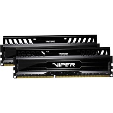 Patriot DIMM 16 GB DDR3-1600 (2x 8 GB) Dual-Kit, Arbeitsspeicher(PV316G160C9K, Viper 3 - Black Mamba Edition, INTEL XMP, Retail, Outlet)