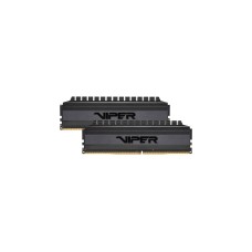 Patriot DIMM 16 GB DDR4-3200 (2x 8 GB) Dual-Kit, Arbeitsspeicher(schwarz, PVB416G320C6K, Viper 4 Blackout, INTEL XMP)
