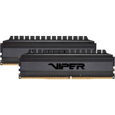 Patriot DIMM 32 GB DDR4-3000 (2x 16 GB) Dual-Kit, Arbeitsspeicher(schwarz, PVB432G300C6K, Viper 4 Blackout, INTEL XMP)