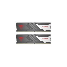 Patriot DIMM 32 GB DDR5-5600 (2x 16 GB) Dual-Kit, Arbeitsspeicher(schwarz/weiß, PVV532G560C36K, Viper Venom, INTEL XMP)