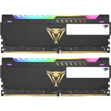 Patriot DIMM 64 GB DDR4-3200 (2x 32 GB) Dual-Kit, Arbeitsspeicher(schwarz, PVSR464G320C8K, Viper Steel RGB, INTEL XMP)