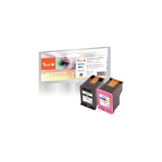 Peach Druckköpfe Spar Pack PI300-671, Tinte(kompatibel zu HP 62XL (C2P05AE, C2P07AE))