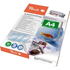 Peach Laminierfolie A4 80mic PP580-02, Folien(glänzend, 100 Stück)