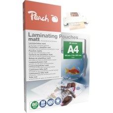 Peach Laminierfolie A4 80mic PP580-22, Folien(matt, 100 Stück)