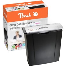 Peach Strip Cut Schredder PS400-02, Aktenvernichter(silber/schwarz)