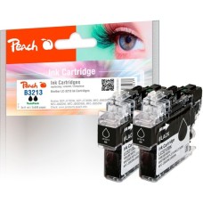 Peach Tinte Doppelpack schwarz PI500-255(kompatibel mit Brother LC-3213BK)