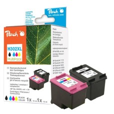 Peach Tinte SparPack PI300-659(kompatibel zu HP 302XL, F6U68A, F6U67A)