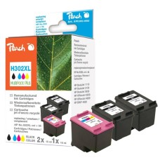 Peach Tinte SparPack PI300-660(kompatibel zu HP 302XL, F6U68A, F6U67A)