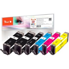 Peach Tinte Spar Pack Plus PI100-328(kompatibel zu Canon PGI-550, CLI-551)