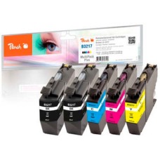 Peach Tinte Spar Pack Plus PI500-225(kompatibel zu Brother LC-3217)