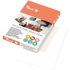 PeachPremium Photo Glossy Papier 10x15 cm, Fotopapier(260 g/m², 50 Blatt)