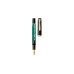 Pelikan Classic M200 - Kolbenfüllhalter Grün-Marmoriert, Füllfederhalter(grün/schwarz, Federbreite M)