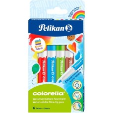 Pelikan Fasermaler Colorella C/wv/6 6 ST in Faltschachtel , Stift