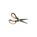 Pelikan griffix Schulschere NeonBlack Linkshänder(schwarz/orange, spitz, 15 cm)