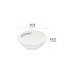 Petromax Emaille Schalen px-bowl-1-w 1 Liter, 2 Stück, Schüssel(weiß, Ø 19cm)