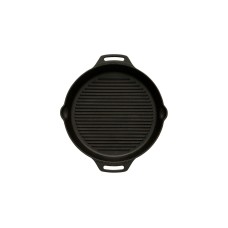 Petromax Grill-Feuerpfanne gp35h, mit 2 Henkeln(schwarz, Ø 35cm)