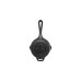 Petromax Gusseiserne Kasserolle kr1, mit Aroma-Profil-Deckel, Topf(schwarz, Ø 18cm)