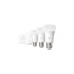 Philips Hue White Starter-Kit E27, LED-Lampe(drei Lampen, eine Hue-Bridge, ein Dimmschalter, ersetzt 75 Watt)
