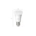 Philips Hue White Starter-Kit E27, LED-Lampe(zwei Lampen, eine Hue-Bridge, ersetzt 75 Watt)