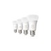 Philips Hue White & Color Ambiance E27, LED-Lampe(Viererpack, ersetzt 60 Watt)