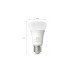 Philips Hue White & Color Ambiance E27, LED-Lampe(Viererpack, ersetzt 60 Watt)