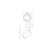 Philips Hue White & Color Ambiance Fugato 1er-Spot, LED-Leuchte(weiß)