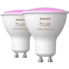 Philips Hue White & Color Ambiance GU10, LED-Lampe(Doppelpack, ersetzt 35 Watt)