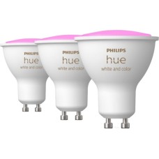 Philips Hue White & Color Ambiance GU10, LED-Lampe(Dreierpack, ersetzt 35 Watt)
