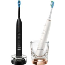Philips Sonicare DiamondClean HX9914/61, Elektrische Zahnbürste(roségold/schwarz, inkl. 2. Handstück)