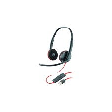 Plantronics Blackwire 3220 duo , Headset(schwarz, USB, Klinke, Stereo)