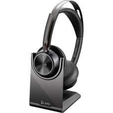 Plantronics Voyager Focus 2 UC USB-A Teams, Headset(schwarz, mit Ladestation und Microsoft Teams-Taste)