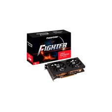 PowerColor Radeon RX 7600 Fighter 8GB, Grafikkarte(RDNA 3, GDDR6, 3x DisplayPort, 1x HDMI 2.1)
