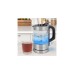 ProfiCook Glas-Wasserkochher PC-WKS 1228 G, Wasserkocher(edelstahl/schwarz, 0,5 Liter)
