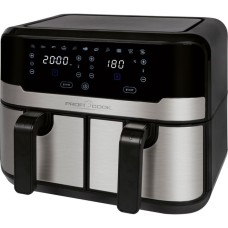 ProfiCook PC-FR 1242 H, Heißluftfritteuse(schwarz/edelstahl)