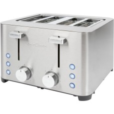 ProfiCook Toaster PC-TA 1252(edelstahl, 1.500 Watt, für 4 Scheiben Toast)